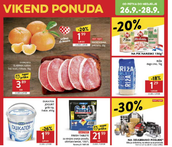 Konzum vikend akcija