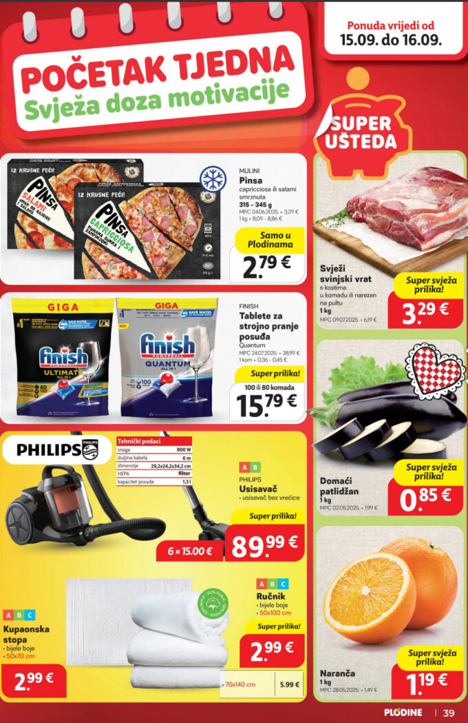 Plodine akcija za početak tjedna