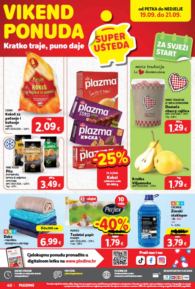 Plodine vikend akcija