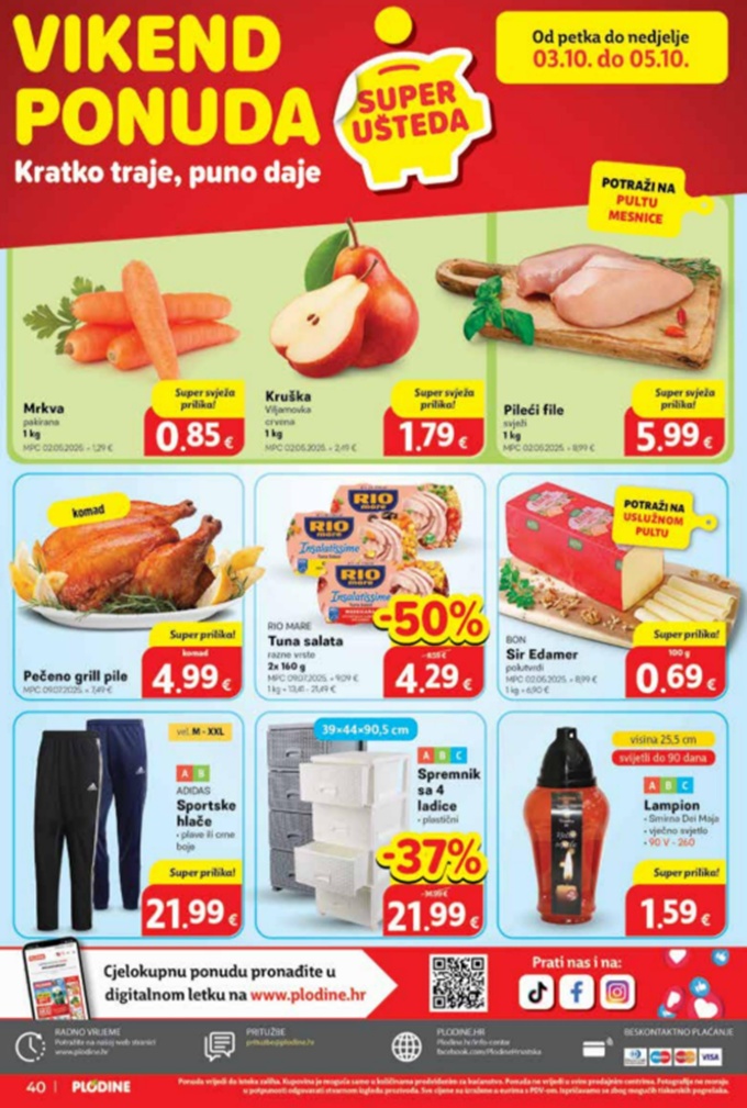 Plodine vikend akcija