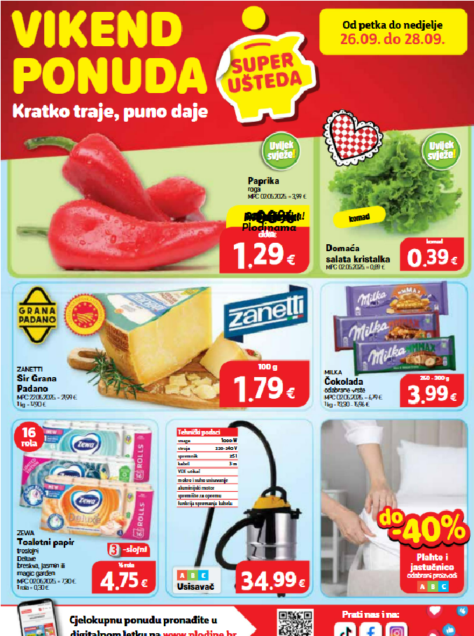 Plodine vikend akcija