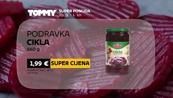 Tommy akcija za pocetak tjedna