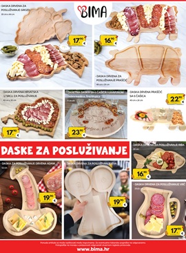 Bima katalog Daske za posluživanje