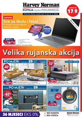 Harvey Norman katalog Velika rujanska akcija