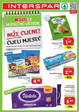 Interspar katalog Mjesečne uštede
