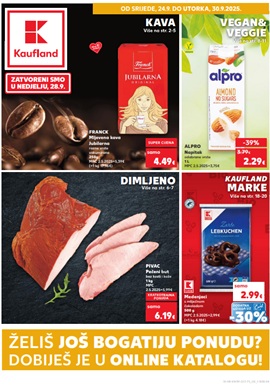 Kaufland katalog Kava, dimljeno, vegan i veggie