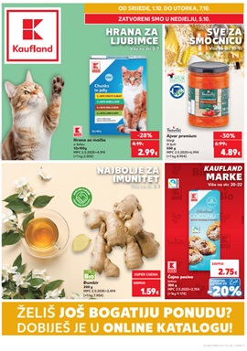 Kaufland katalog Kućni ljubimci, sve za smočnic i najbolje za imunitet
