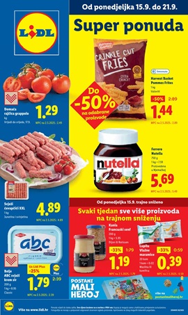 Lidl katalog prehrana