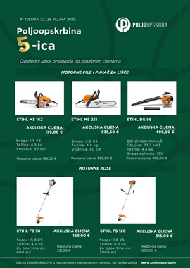 Poljoopskrba katalog Poljoopskrbina petica