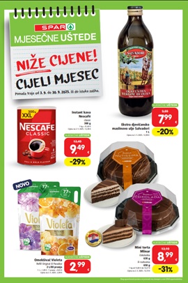 Spar katalog Mjesečne uštede