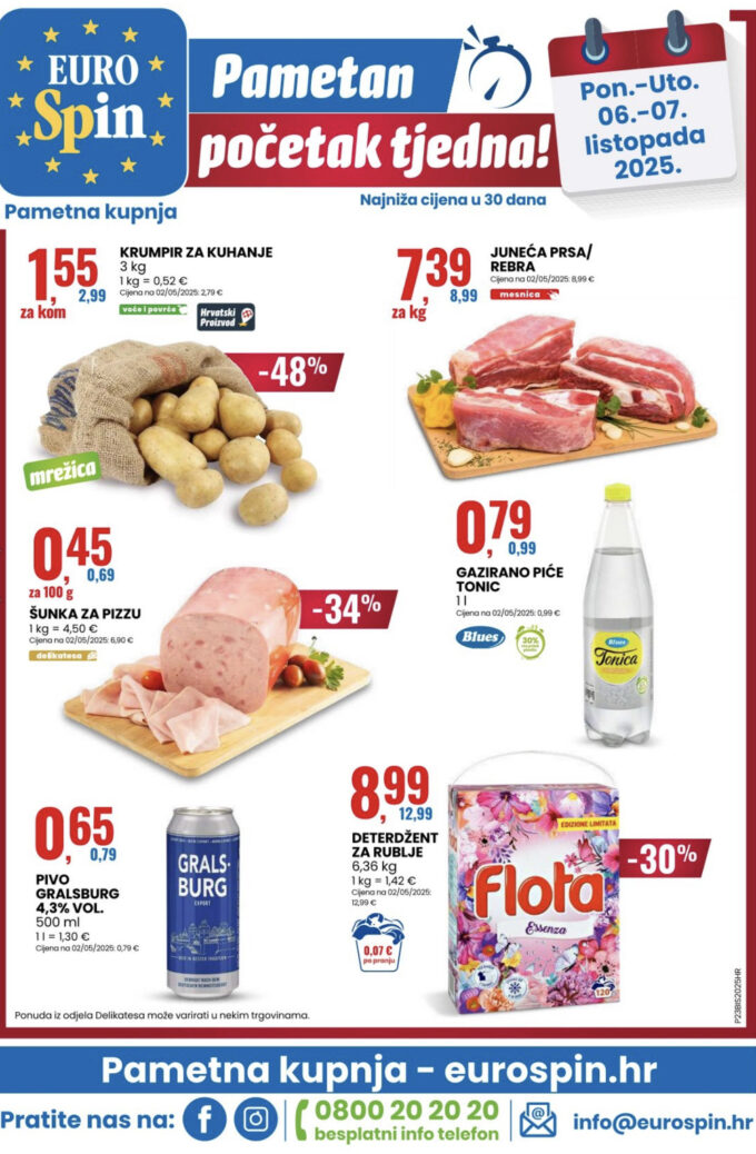 Eurospin akcija za početak tjedna