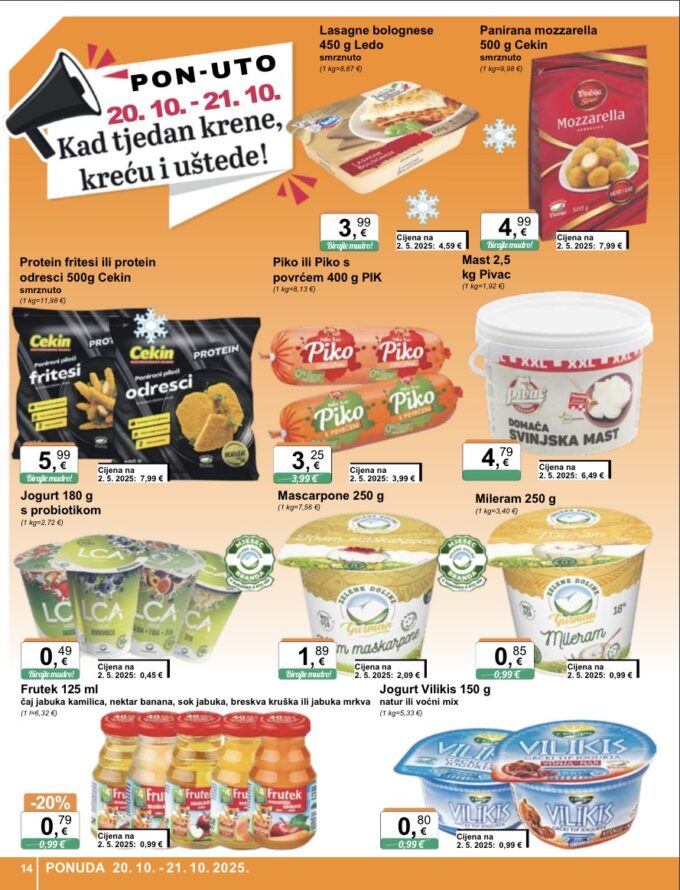 KTC akcija za početak tjedna 