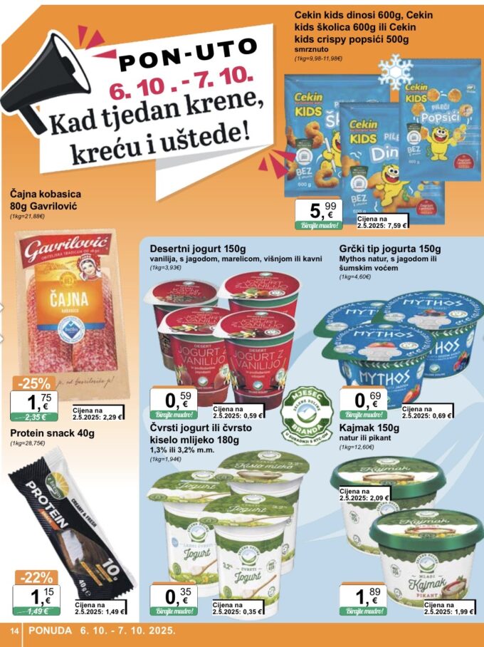 KTC akcija za početak tjedna 