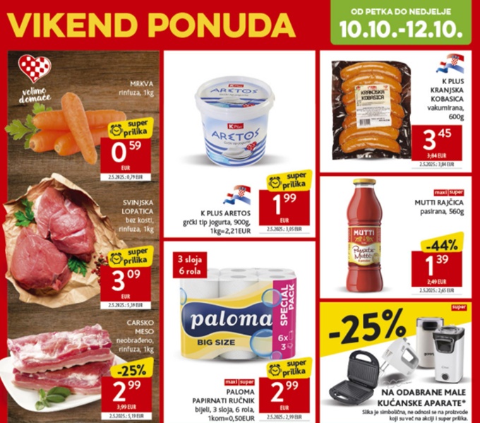 Konzum vikend akcija