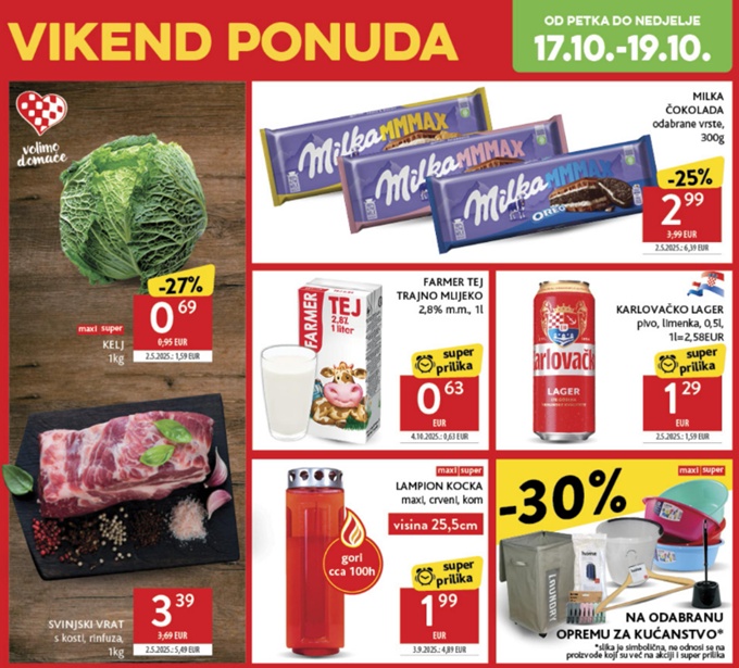 Konzum vikend akcija
