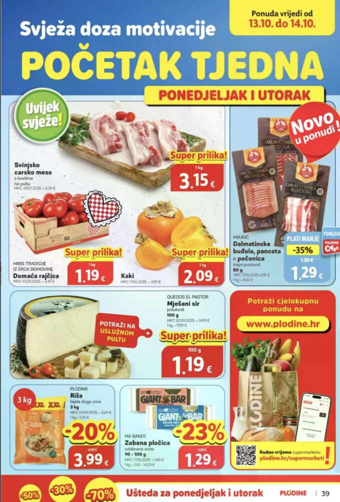 Plodine akcija za početak tjedna