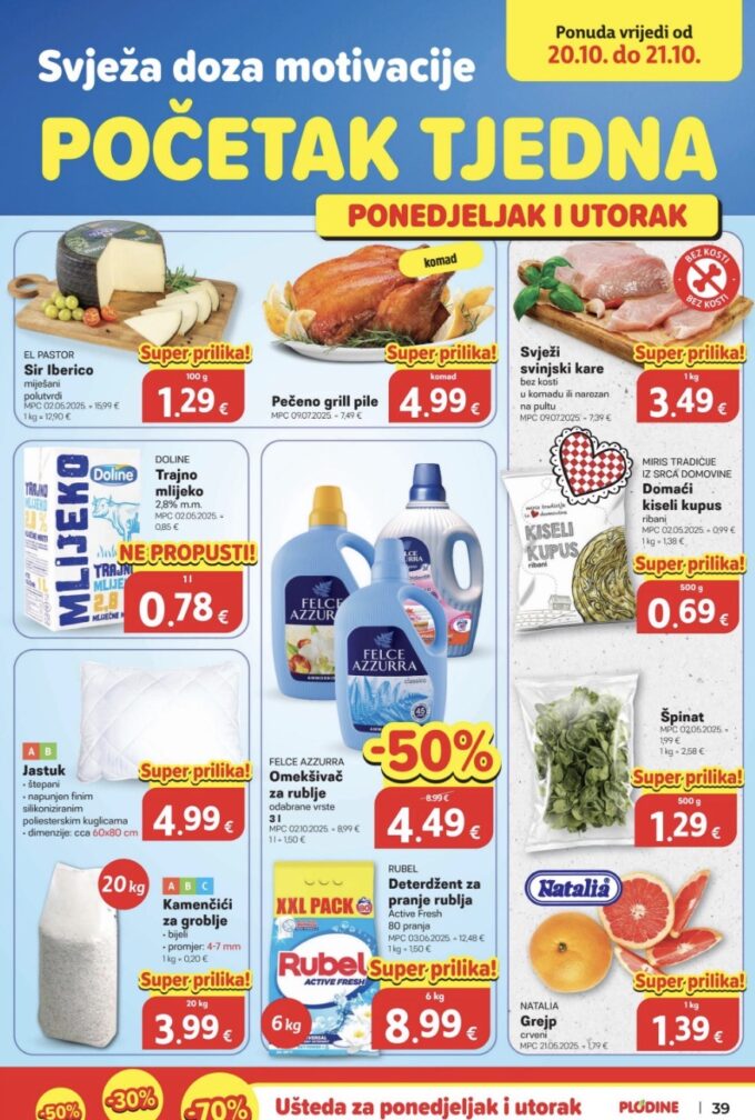 Plodine akcija za početak tjedna
