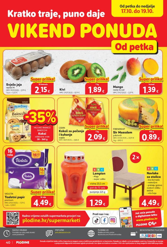 Plodine vikend akcija