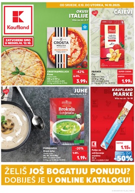 Kaufland katalog Okusi Italije, juhe i čajevi
