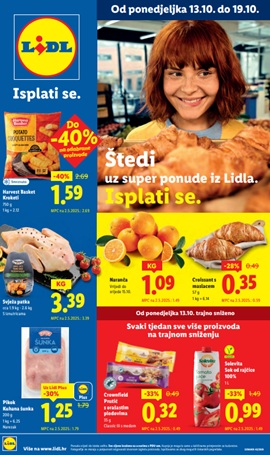 Lidl katalog prehrana