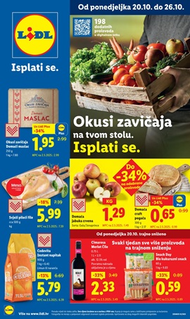 Lidl katalog prehrana