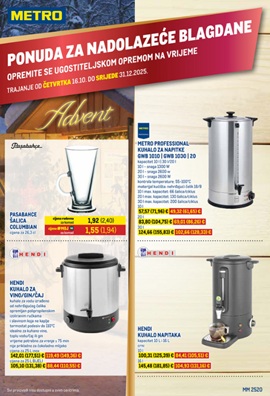 Metro katalog Adventna ponuda ugostiteljske opreme