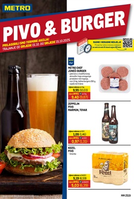 Metro katalog Pivo i burger