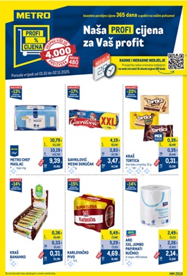 Metro katalog Profi cijena