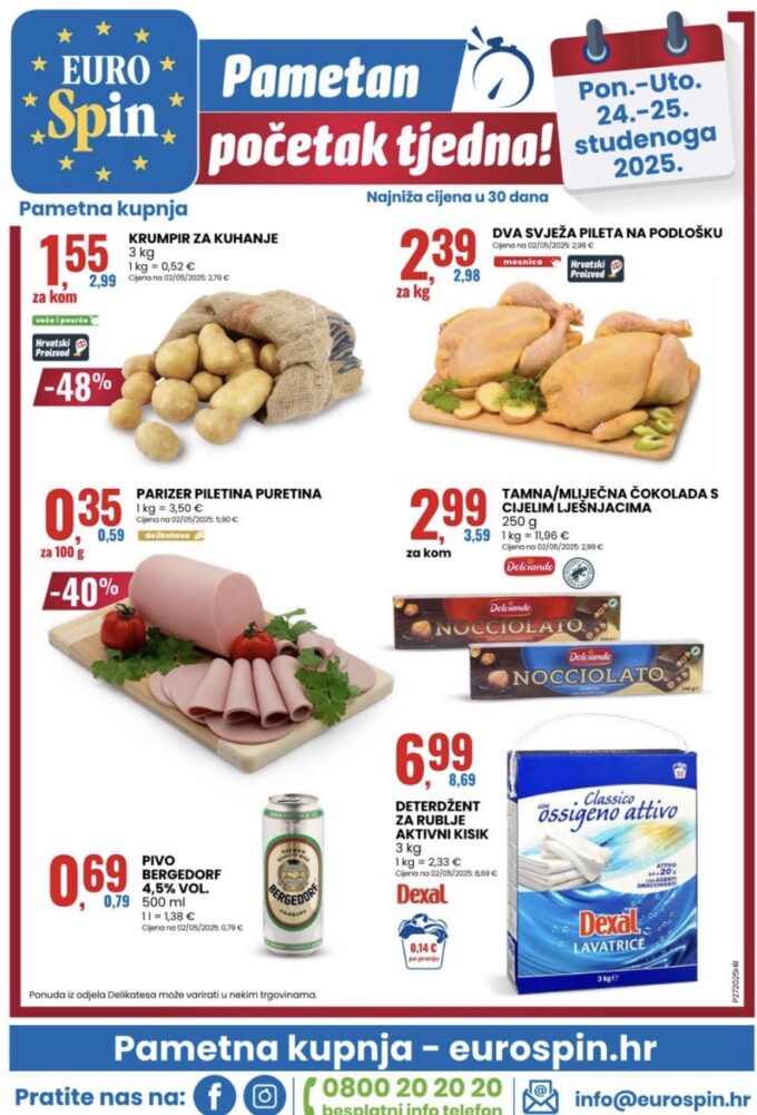 Eurospin akcija za početak tjedna