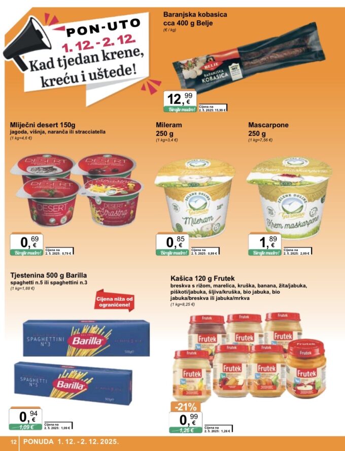 KTC akcija za početak tjedna