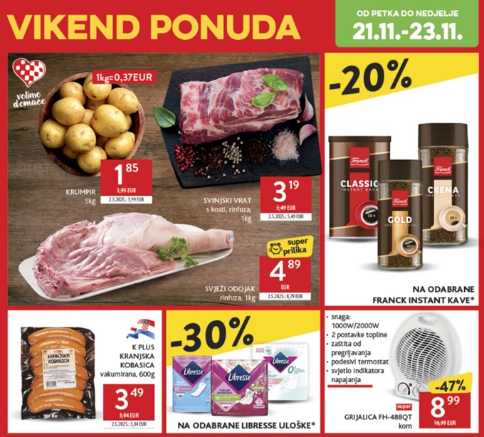 Konzum vikend akcija