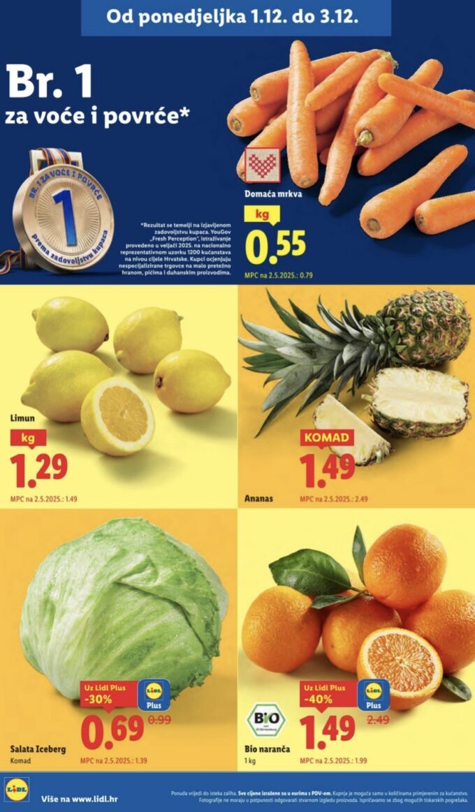 Lidl akcija za početak tjedna