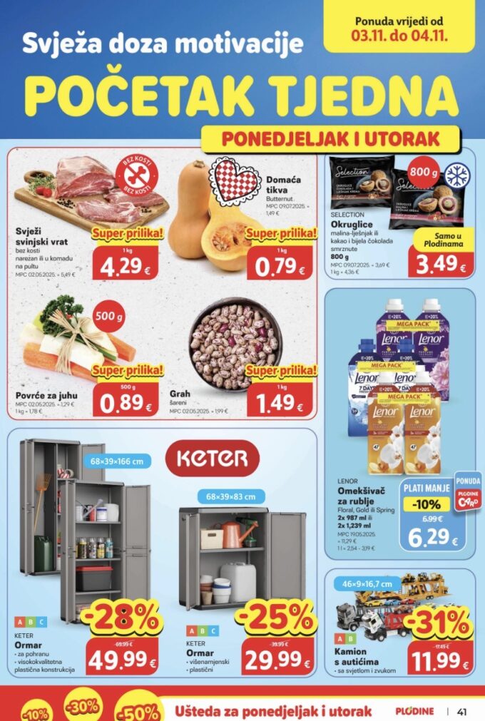 Plodine akcija za početak tjedna