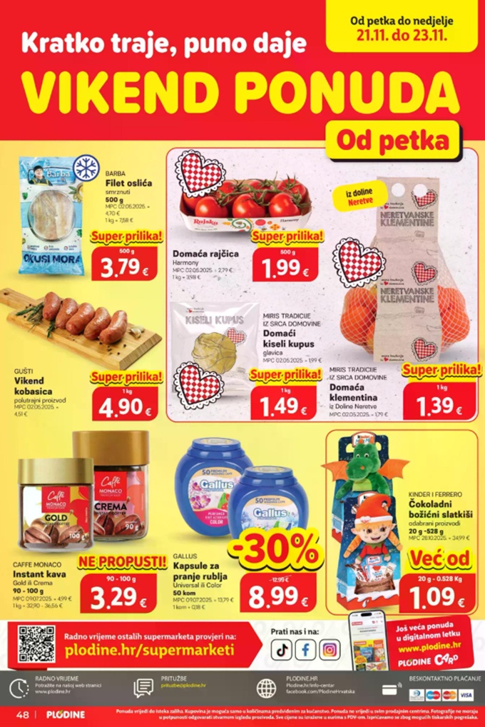 Plodine vikend akcija