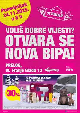 Bipa katalog Prelog otvorenje