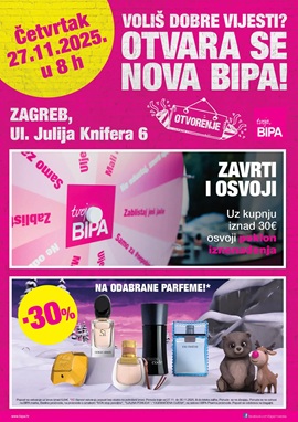 Bipa katalog Zagreb Središće otvorenje