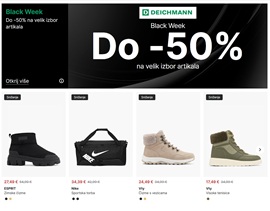 Deichmann katalog Black Week 2025