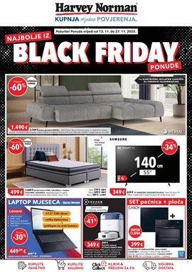 Harvey Norman katalog Black Friday