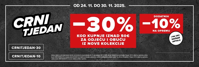 Hervis akcija Black Week 