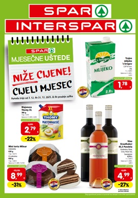 Spar i Interspar katalog Mjesečne uštede