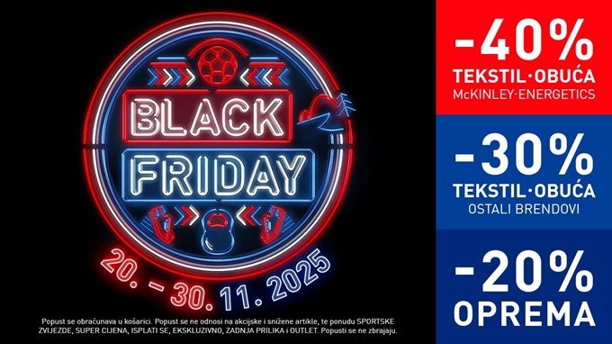 Intersport Black Friday akcija