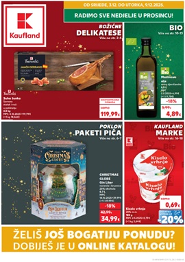 Kaufland katalog Delikatese, bio i poklon paketi pića