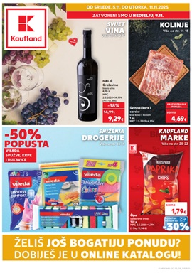 Kaufland katalog Kolinje, vina, drogerija