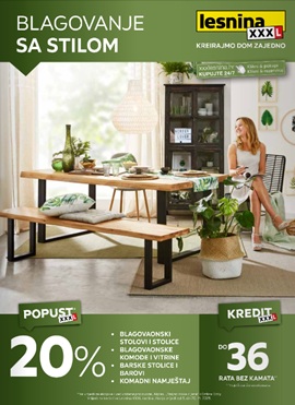 Lesnina katalog Blagovanje sa stilom