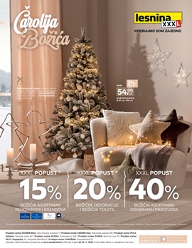 Lesnina katalog Čarolija Božića