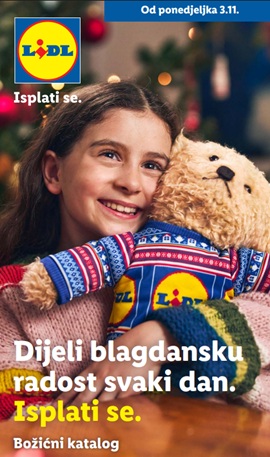 Lidl katalog Božić 2025