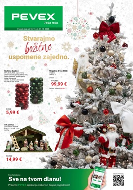 Pevex katalog Božić