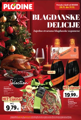 Plodine katalog Blagdanske delicije