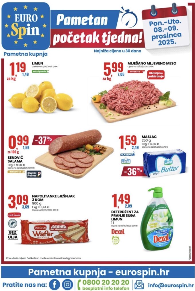 Eurospin akcija za početak tjedna