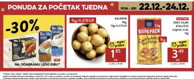 Konzum akcija za početak tjedna